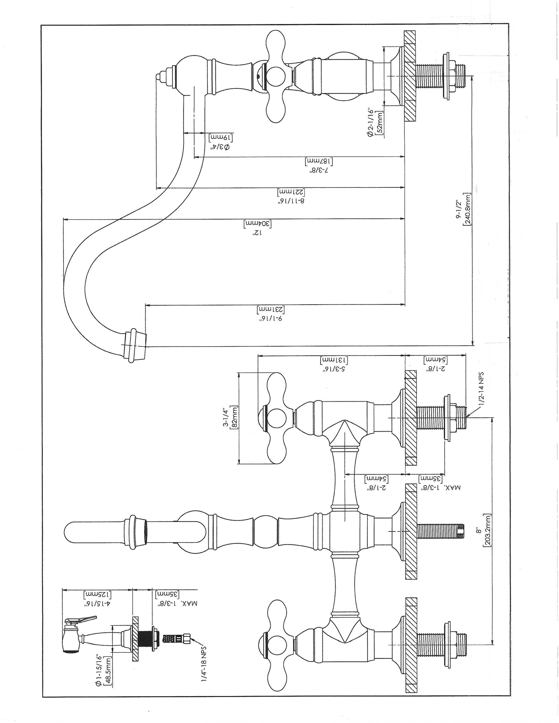 HRLBrass Kitchen Faucet