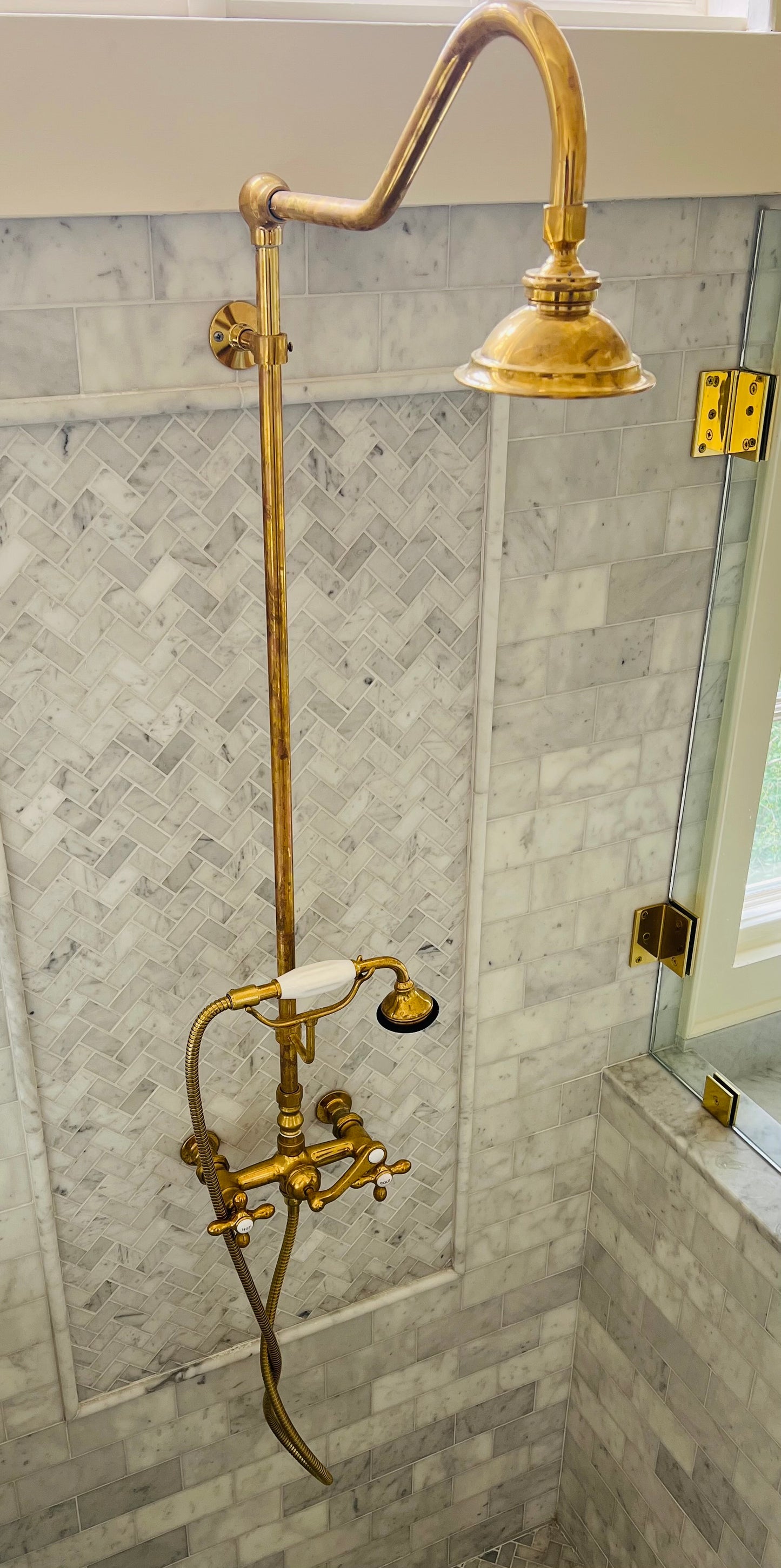 HRLBrass Exposed Shower System