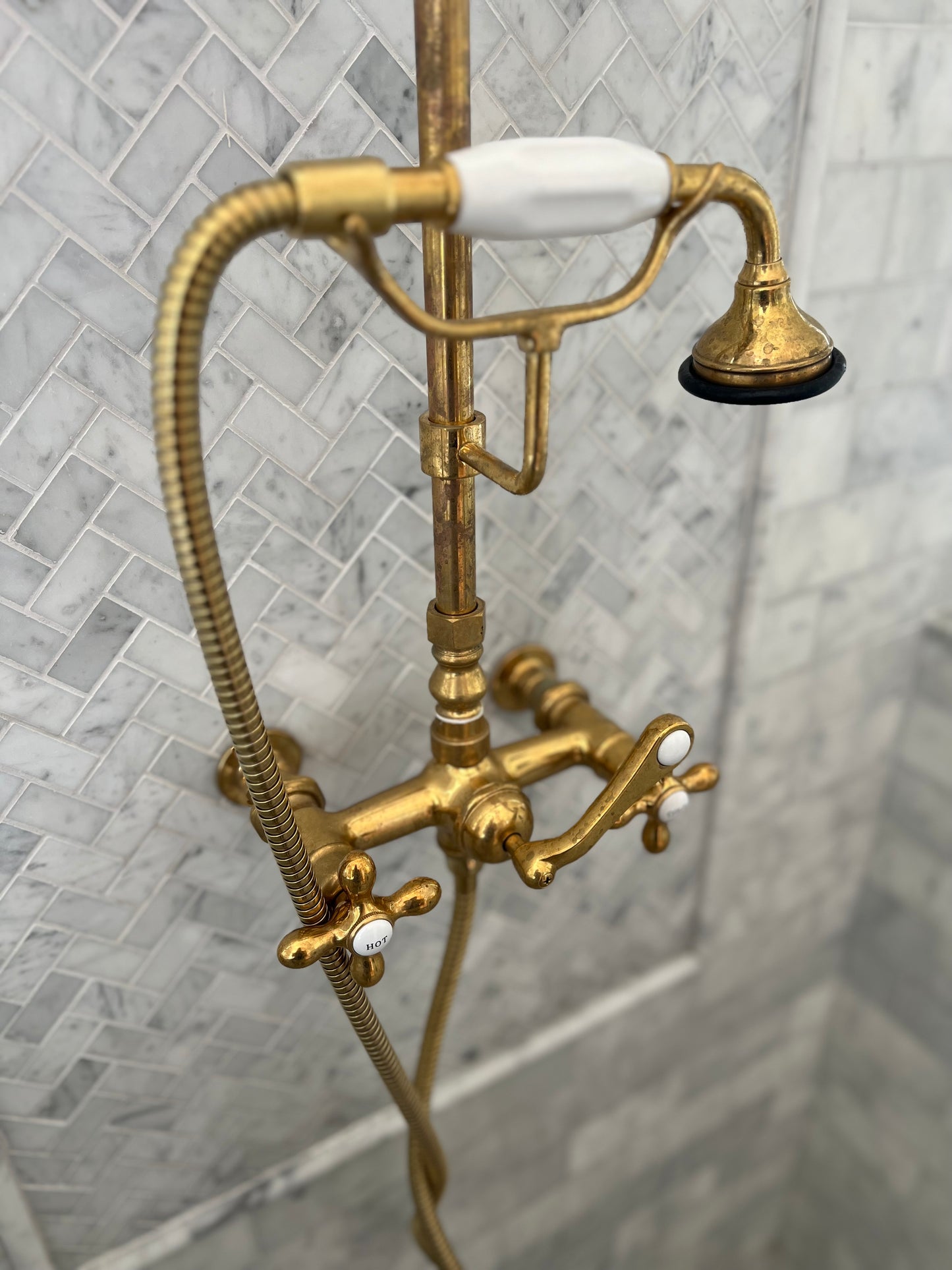 HRLBrass Exposed Shower System