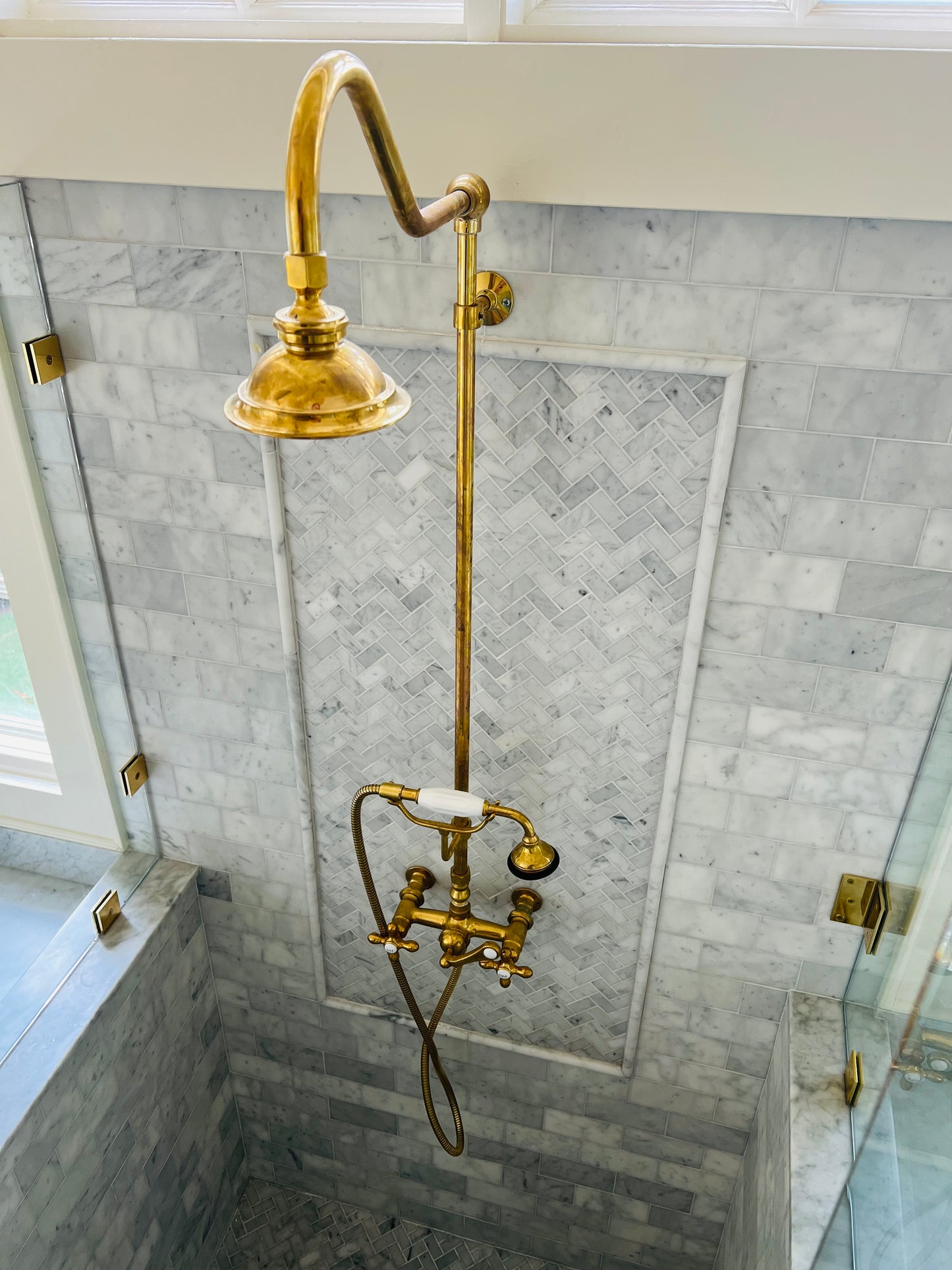 HRLBrass Exposed Shower System