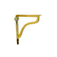 HRLBrass Shelf Brackets - Polished Unlacquered Brass